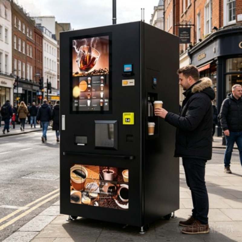 セルフサービスコーヒー自動販売機インスタントコーヒーミルクテ - Coffee Equipment Dropshipping のレビューと価格