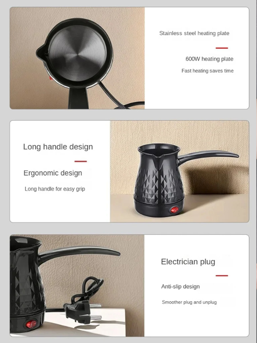 EUプラグイギリス規格ブランドの電気コーヒーポットは600ワ - Coffee Equipment Brand のレビューと価格