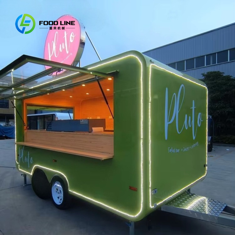 カスタマイズブランドモバイルフードトレーラー、路上ファースト - Coffee Equipment Brand のレビューと価格